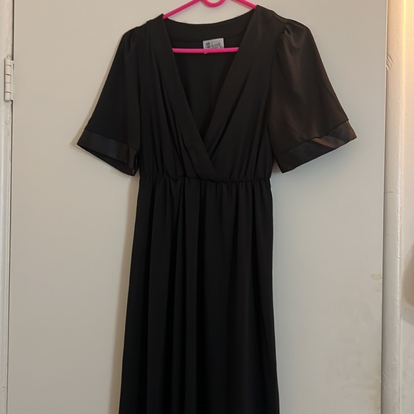 50s/60s vintage style black dress - Picture 6 of 7